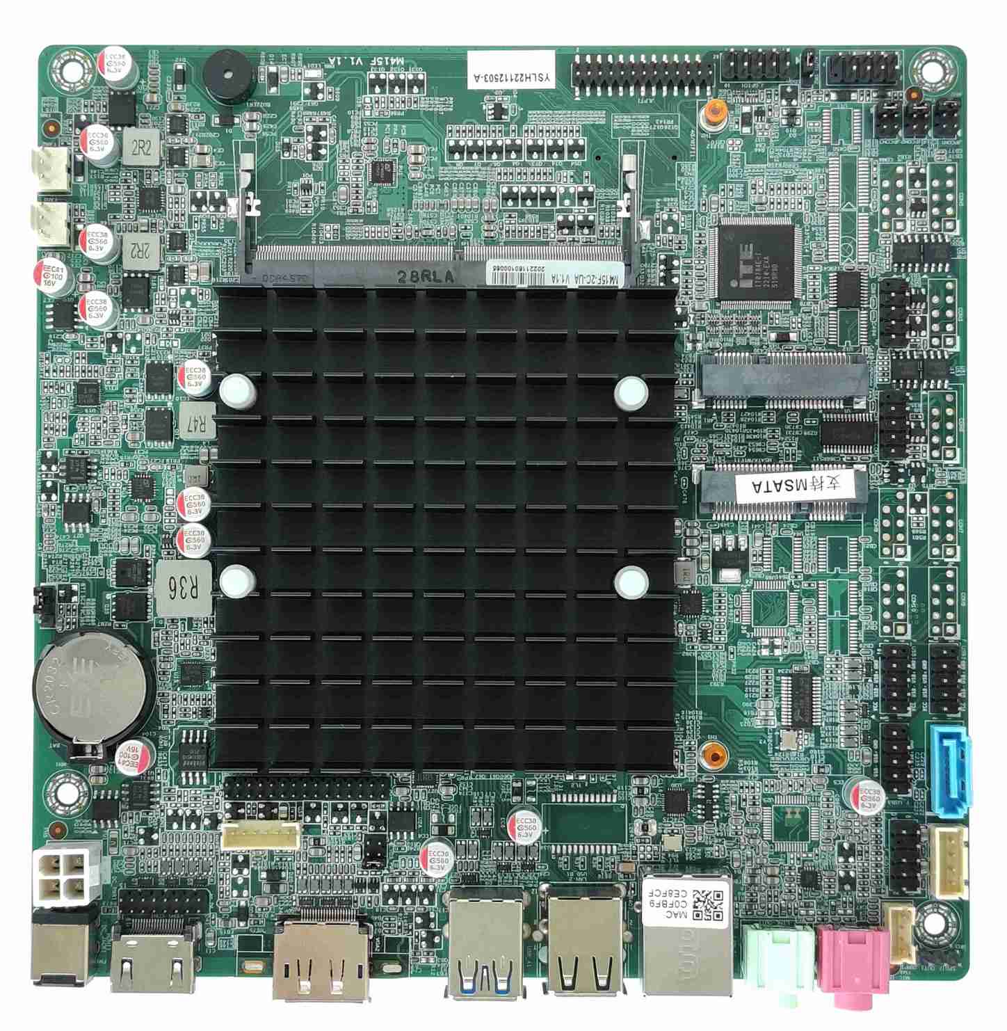 ITX-J411L10C V1.2 賽揚(yáng)J4125工控主板